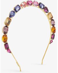 Lelet - Jules 14ct Yellow -plated Stainless Steel Headband - Lyst
