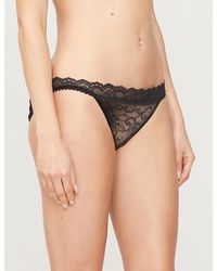Aubade - Rosessence High-rise Stretch-lace Briefs - Lyst