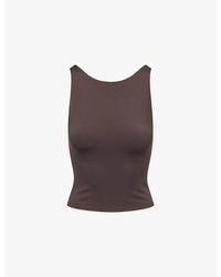 ADANOLA - Ultimate Scoop-Back Stretch-Woven Tank Top - Lyst