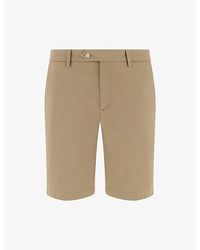 BOGGI - Straight-Leg Regular-Fit Stretch-Cotton Bermuda Shorts - Lyst