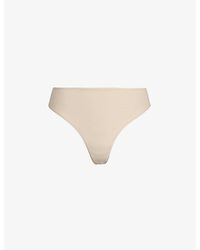 Skims - Fits Everybody Mid-Rise Stretch-Woven Thong - Lyst
