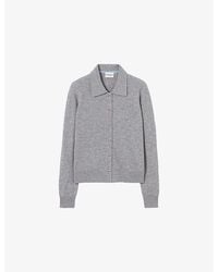 Claudie Pierlot - Slim-Fit Knitted Wool Cardigan - Lyst