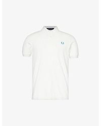 Fred Perry - Logo-embroidered Cotton-piqué Polo Shirt X - Lyst