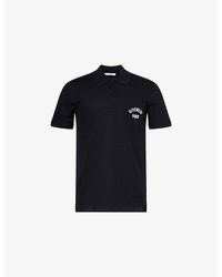 Givenchy - Brand-Embroidery Short-Sleeves Cotton-Piqué Polo Shirt - Lyst
