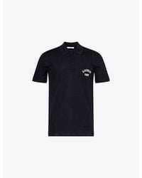 Givenchy - Brand-Embroidery Short-Sleeves Cotton-Piqué Polo Shirt - Lyst