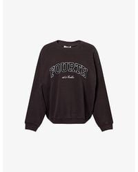 4th & Reckless - Leon Oversized Cotton-Jersey Sweatshirt - Lyst