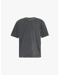 Sacai - Garment Dye Side-Slit Cotton-Jersey T-Shirt - Lyst