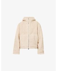 Cole Buxton - Fixed-Hood Zip-Through Faux-Shearling Jacket - Lyst
