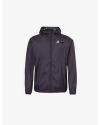 COMME DES GARÇONS PLAY - Comme Des Garçons Play X K-Way Hooded Two-Zip Pockets Regular-Fit Shell Jacket - Lyst