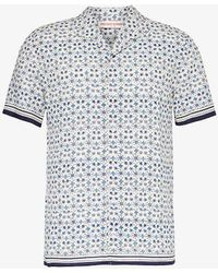 Orlebar Brown - Hibbert Graphic-print Regular-fit Woven Shirt X - Lyst