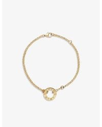 Cartier - Love 18ct Yellow-gold And 2 Diamond Bracelet - Lyst
