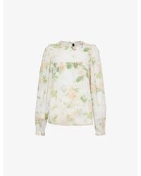 Needle & Thread - Immortal Rose Floral-print Woven Blouse - Lyst