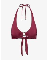 Away That Day - Sorrento Ring-Hardware Bikini Top - Lyst