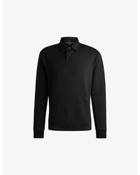 BOSS - Logo-Emed Relaxed-Fit Stretch Cotton-Blend Polo Shirt - Lyst