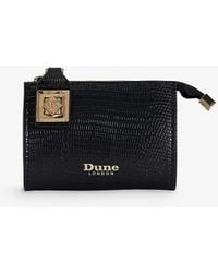 Dune - Koined Logo-print Faux-leather Card Holder - Lyst