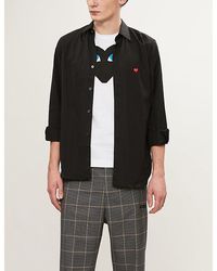 COMME DES GARÇONS PLAY - Heart-Logo Cotton-Jersey T-Shirt - Lyst