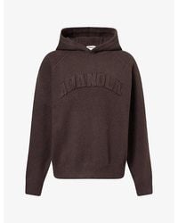 ADANOLA - Varsity Oversize Cotton-Knit Hoody - Lyst