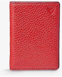 Aspinal of London - Logo-embossed Double-fold Leather Card Holder - Lyst