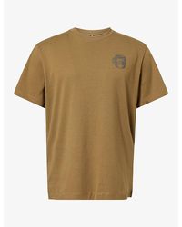 The North Face - Basecamp Barista Graphic-Print Cotton T-Shirt - Lyst