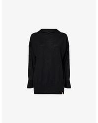 Now You Live - Beeby Knitted Merino-Wool Hoody - Lyst