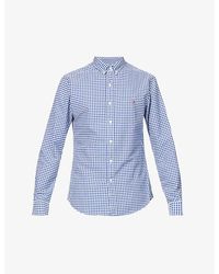 Polo Ralph Lauren - Long-Sleeved Button-Down Slim-Fit Cotton Oxford Shirt - Lyst