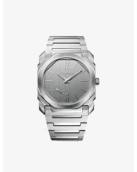 BVLGARI - Bgo40c14pssxtauto Octo Finissimo S Stainless-steel Automatic Watch - Lyst
