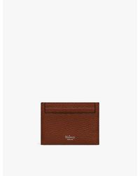 Mulberry - Logo-Embossed Four-Slot Leather Card Holder - Lyst