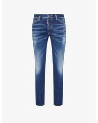 DSquared² - Cool Guy Slim-leg Regular-fit Stretch-denim Jeans - Lyst