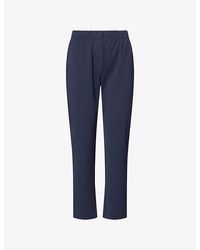 Weekend by Maxmara - Slim-Leg Stretch-Jersey Trousers - Lyst