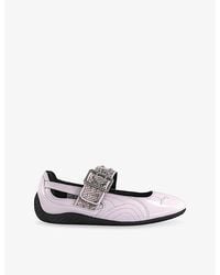 PUMA - Speedcat Ballet Patent-Leather Trainers - Lyst