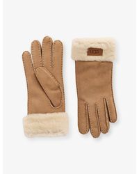 UGG - Turn Cuff Sheepskin Gloves - Lyst
