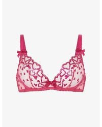 Agent Provocateur - Rozann Underwired Tulle Bra - Lyst
