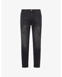 Arne - Distressed Slim-Fit Denim Jeans - Lyst