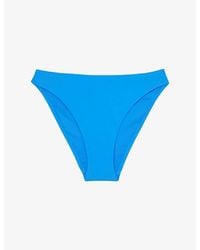 Reiss - Carina Fixed-Side Stretch-Woven Bikini Bottoms - Lyst