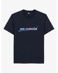 The Kooples - Logo-Print Crewneck Cotton-Jersey T-Shirt Xxl - Lyst