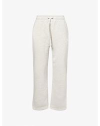 The Couture Club - Monogram-Emblem Straight-Leg Cotton-Jersey Jogging Bottoms - Lyst