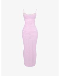 House Of Cb - Nalini Corseted Stretch-Woven Maxi Dress - Lyst