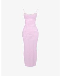 House Of Cb - Nalini Corseted Stretch-Woven Maxi Dress - Lyst