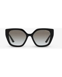 Prada - Pr 24xs Rectangle-frame Acetate Sunglasses - Lyst