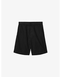 AllSaints - Corbett Straight-Leg Cotton And Linen Shorts - Lyst