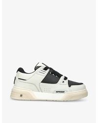 Represent - Studio Panelled Leather Mid-top Trainers - Lyst