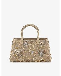 BVLGARI - Serpentine Duette Crystal-Embellished Top-Handle Bag - Lyst