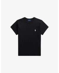 Polo Ralph Lauren - Logo-Embroidered Short-Sleeve Cotton T-Shirt - Lyst