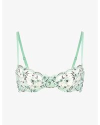 Savage x Fenty - Daisy Darling Lace Unlined Balconette Bra - Lyst