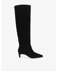 Kurt Geiger - Ascot Suede Knee-High Boots - Lyst