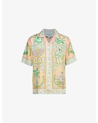Casablanca - All-over Print Linen Shirt - Lyst