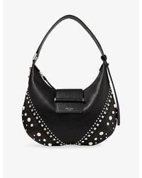 Jimmy Choo - Bar Hobo Small Leather Shoulder Bag - Lyst