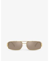 Versace - Ve2257 Greca-hardware Metal Sunglasses - Lyst