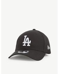 KTZ - 9forty La Dodgers Brand-embroidered Cotton-canvas Baseball Cap - Lyst