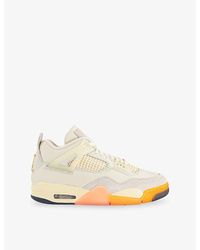Nike - Air 4 Retro Leather And Mesh Trainers - Lyst